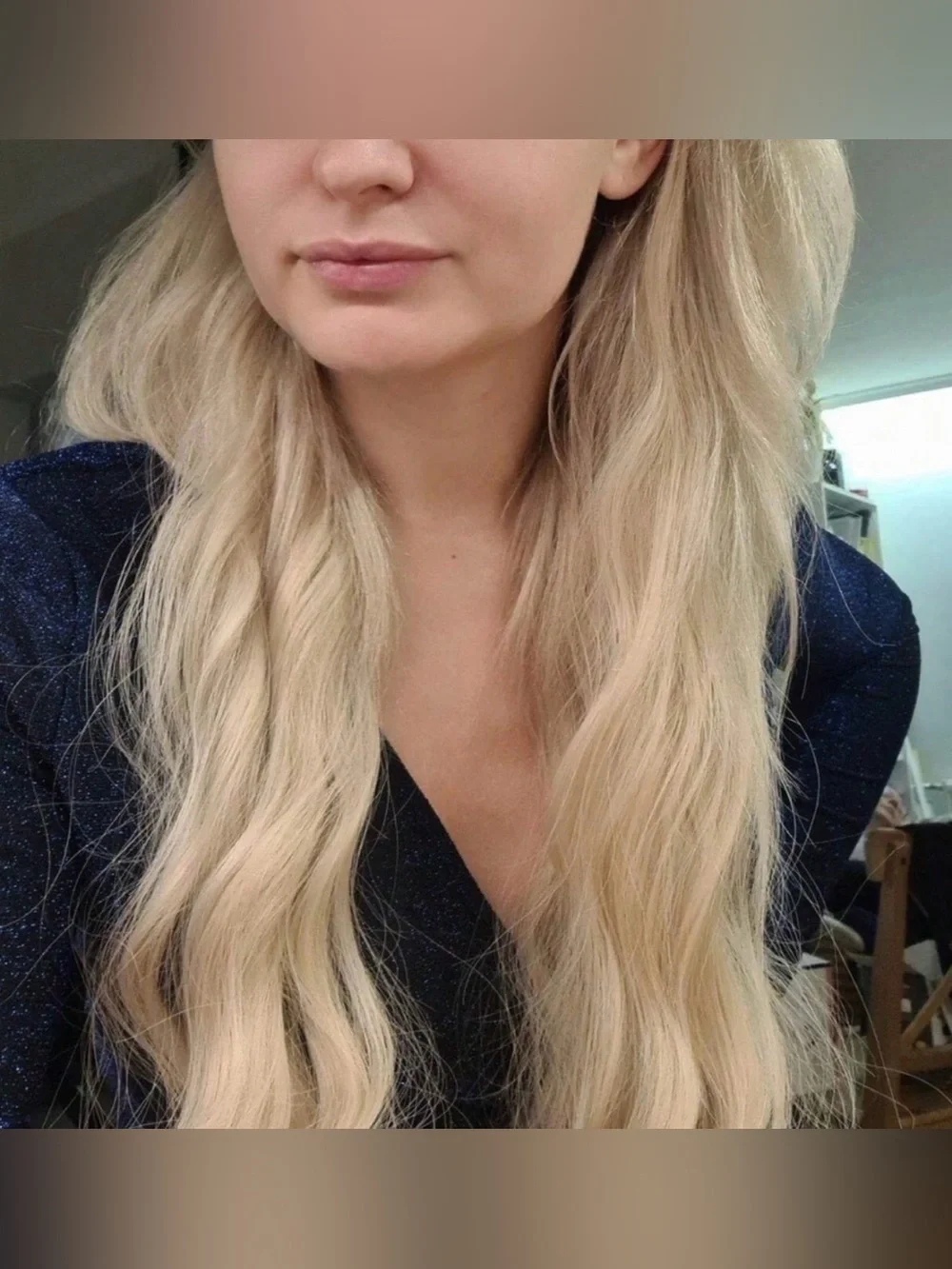 Natural Ash light Blonde Hair Extensions - Human hair Blend